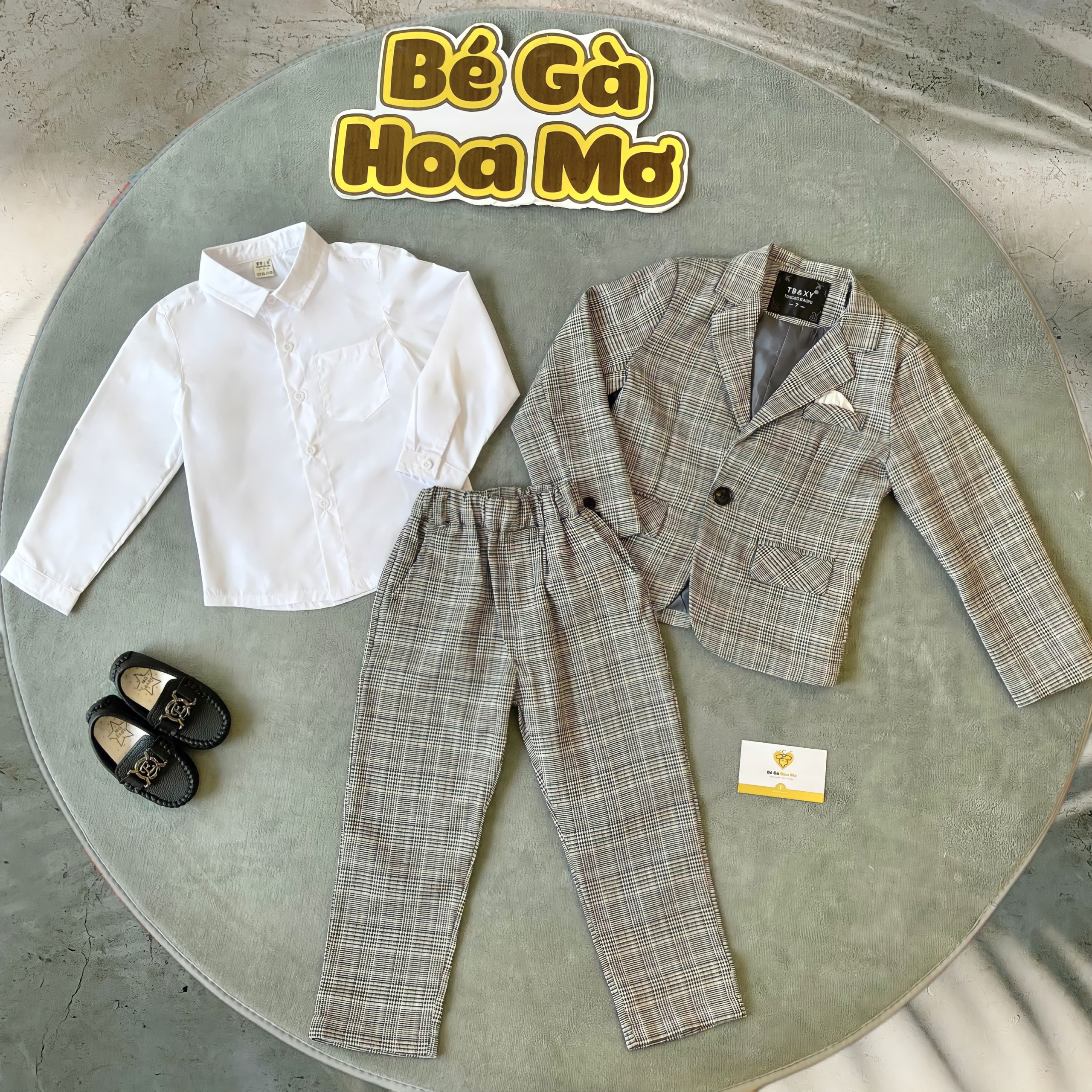 Set vest bé trai 3ct TBXY