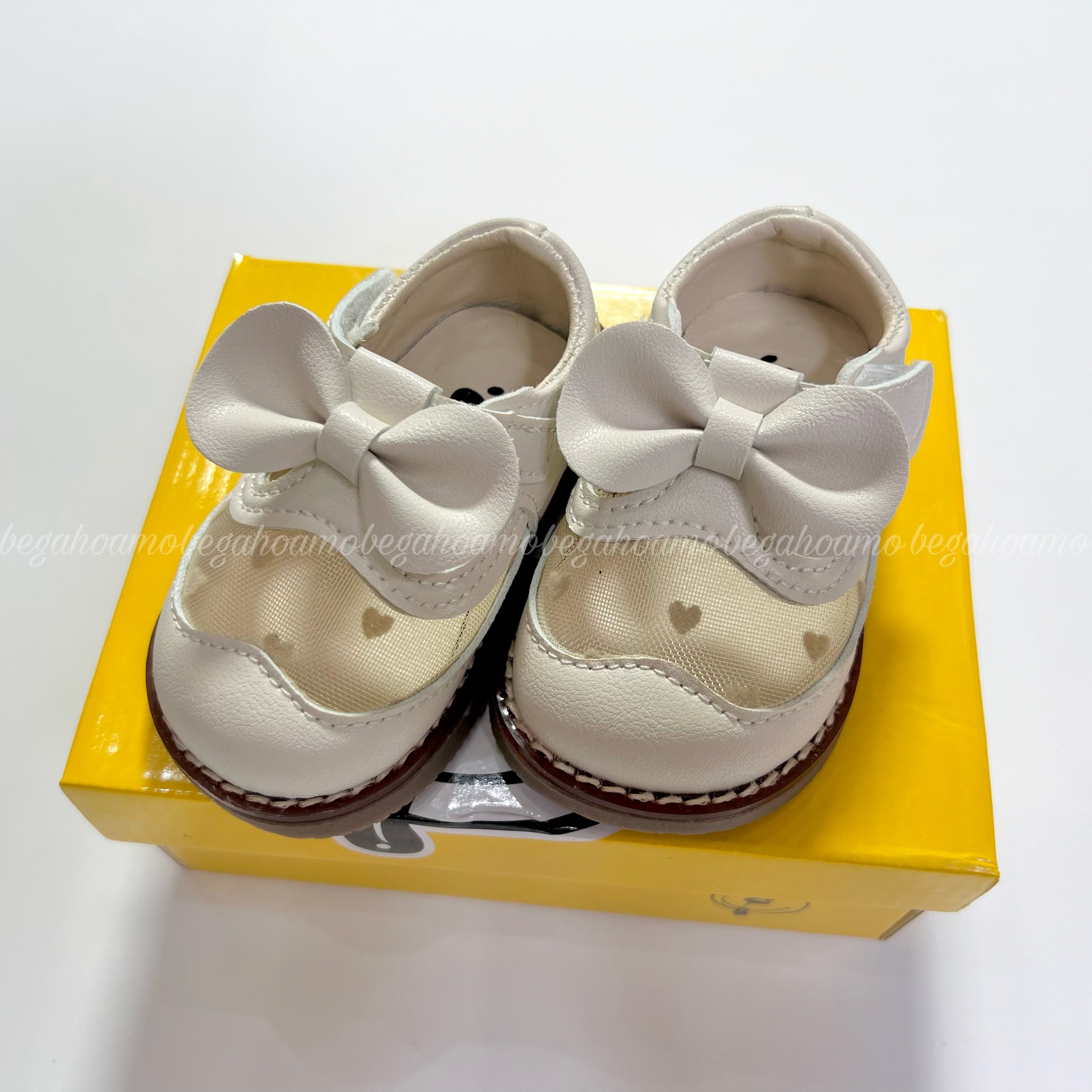 Giày búp bê đính nơ