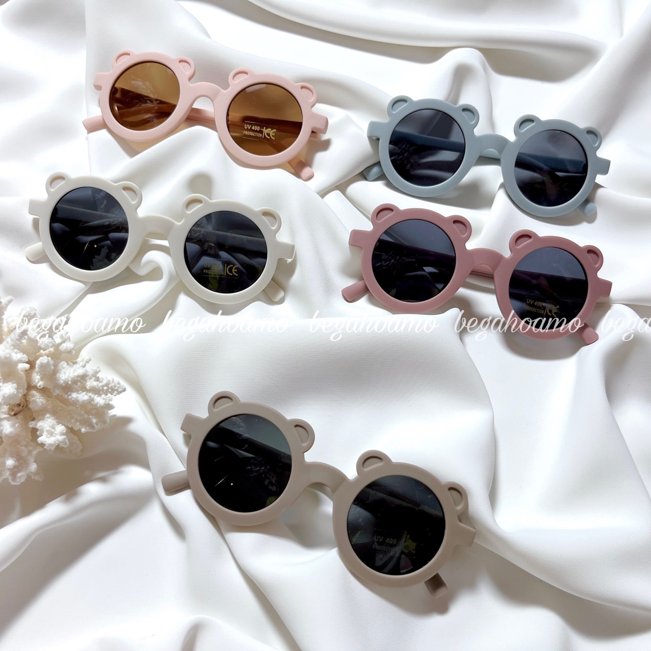 Kính mắt tròn tai gấu