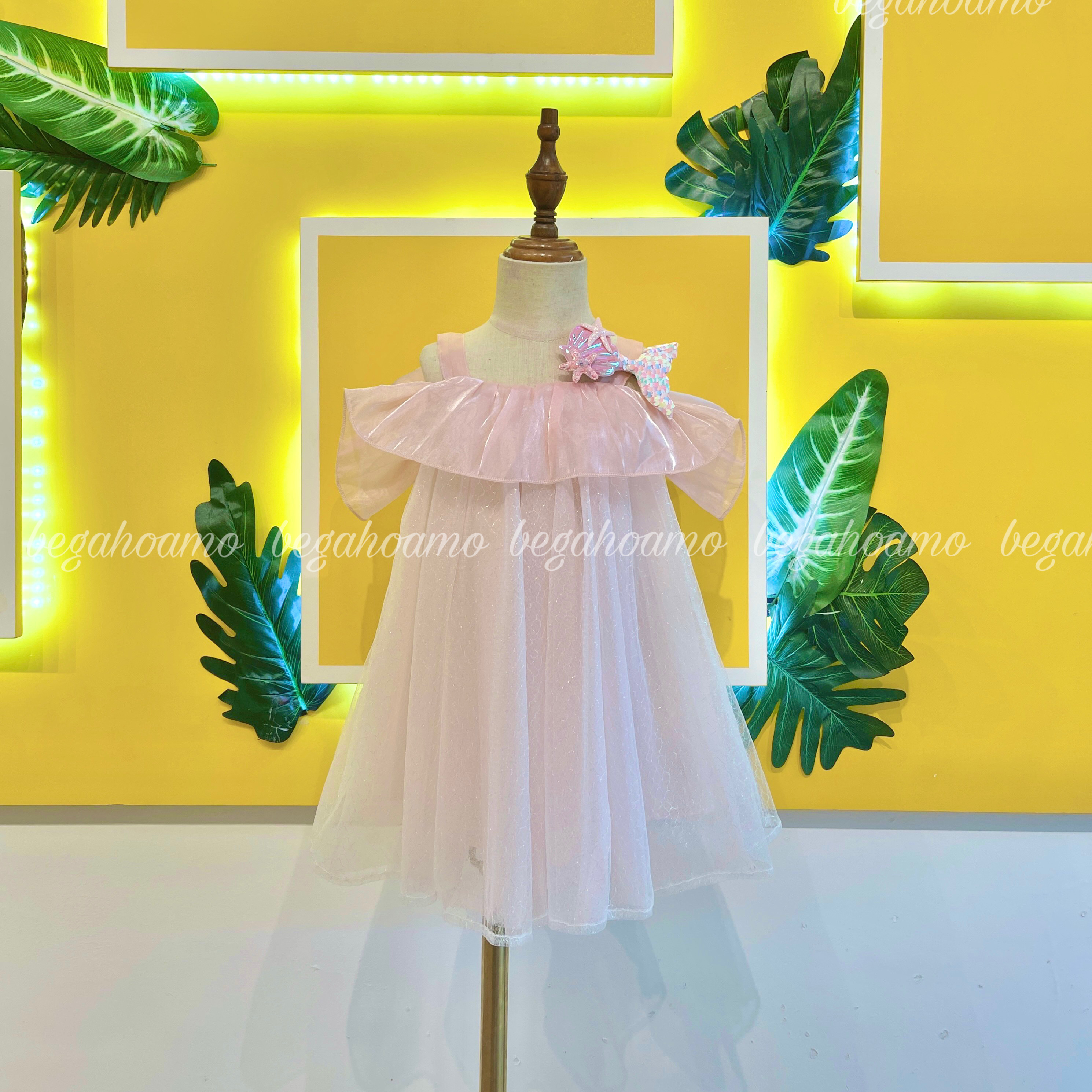 Váy tiên cá kèm kẹp tóc