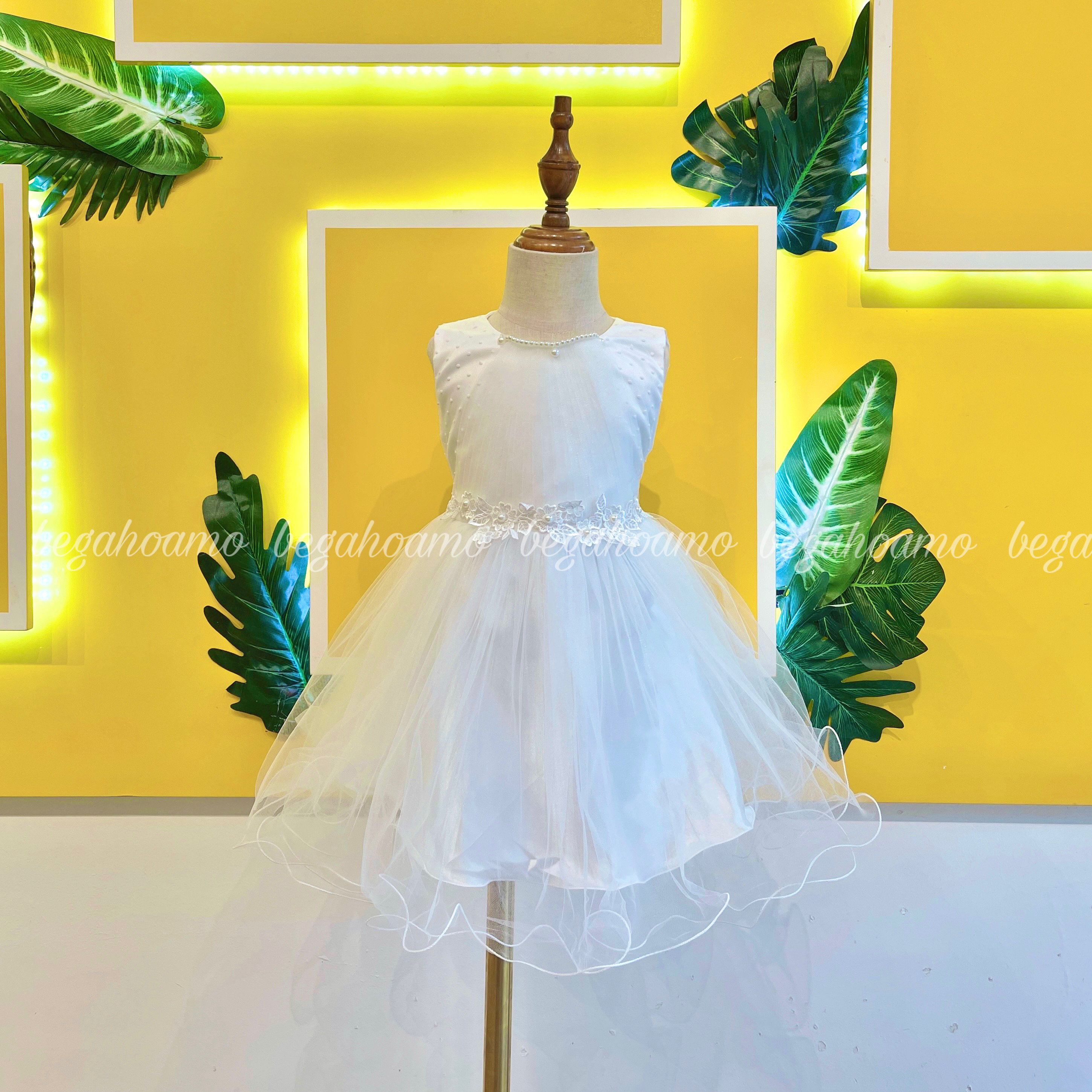 Váy công chúa baby (Trắng)