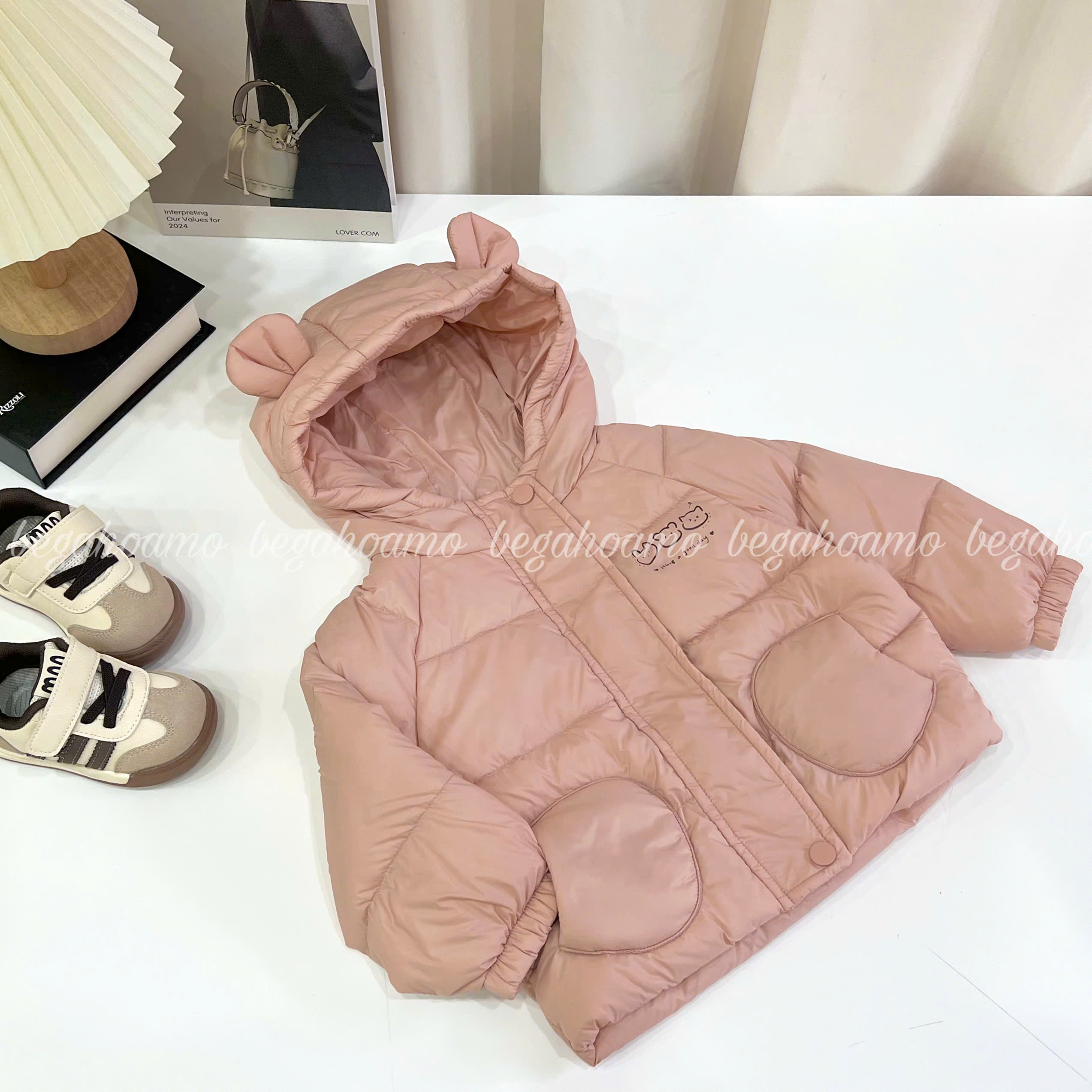 Áo phao lông vũ gấu